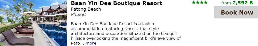 Baan-Yin-Dee-Boutique-Resort am Patong Beach 8nPhuket